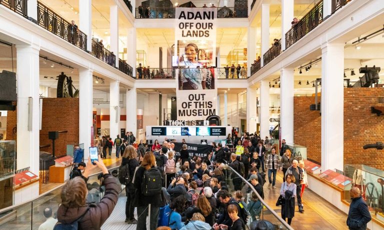 Protesters at London’s Science Museum have rallied against new ‘greenwashing’ sponsorship